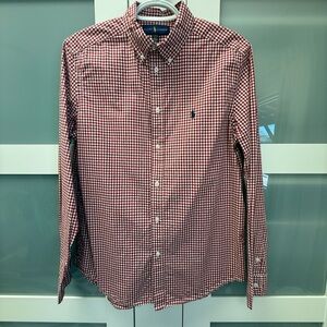 Polo by Ralph Lauren Red and White Gingham Shirt